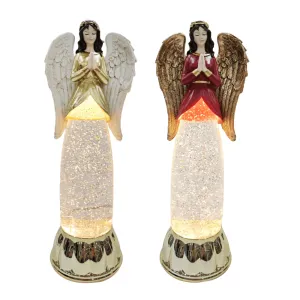 Glitter Swirl Musical Deluxe Angel Asst USB