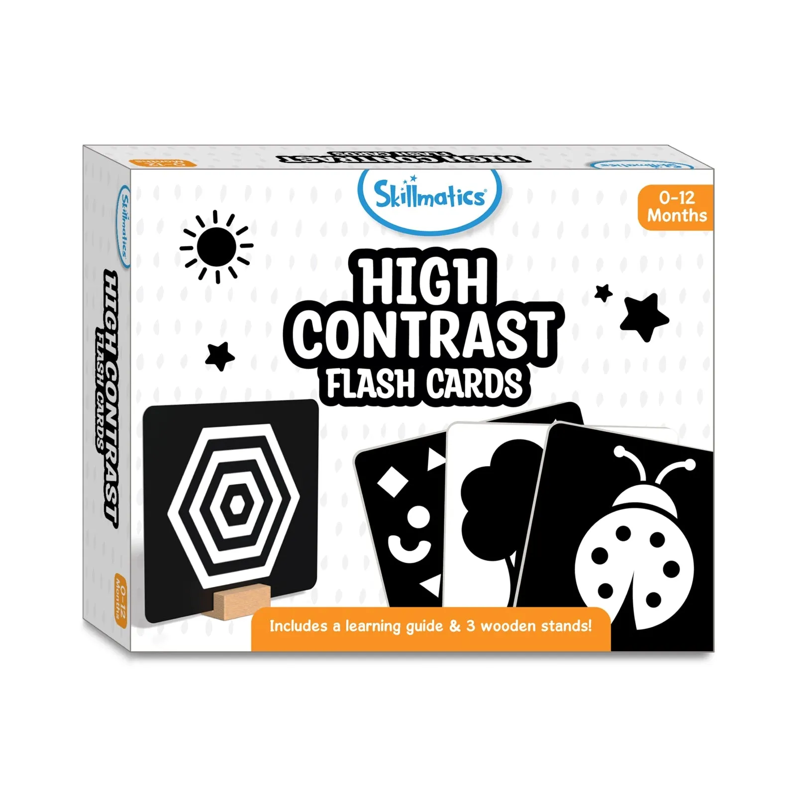 High Contrast Flash Cards for Infants (0-12 months)