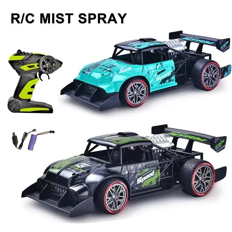 High-Speed Remote Control Racing Car With Spray