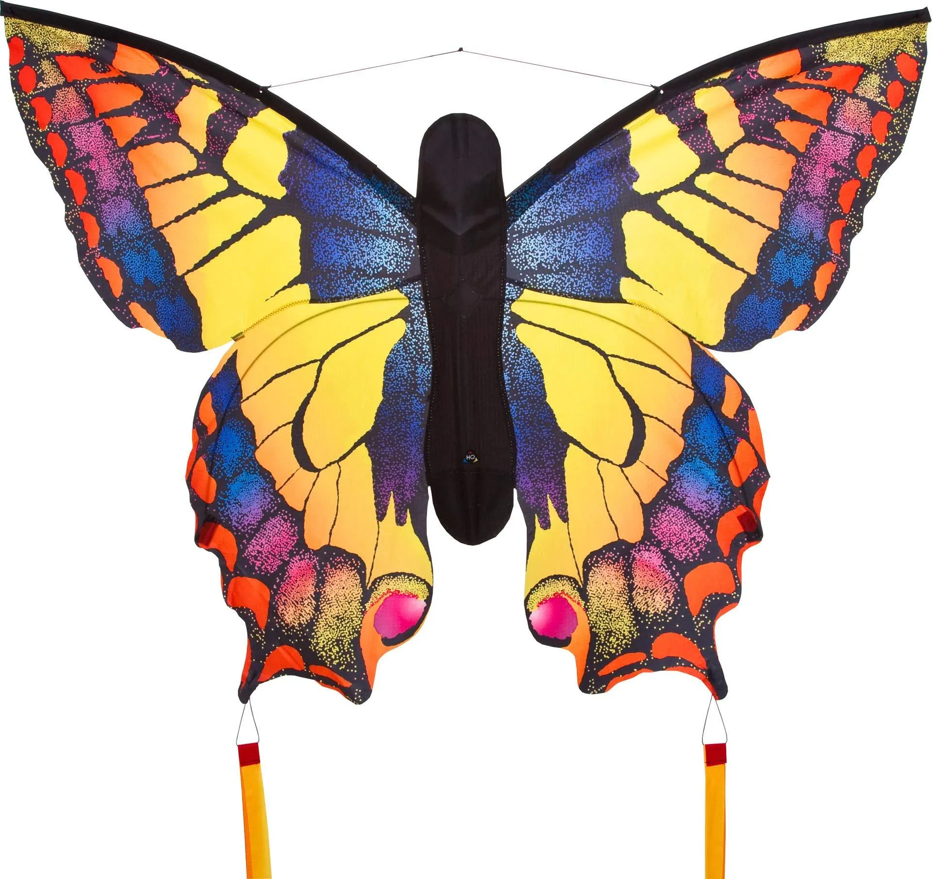 HQ Kites Swallowtail Butterfly Kite, 51 Inch Single Line Kite with Tail