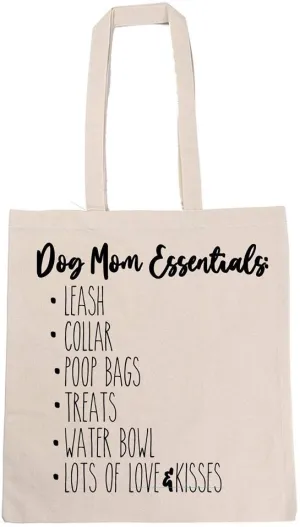 Ivory Dog Mom Essentials - Canvas Tote Bag