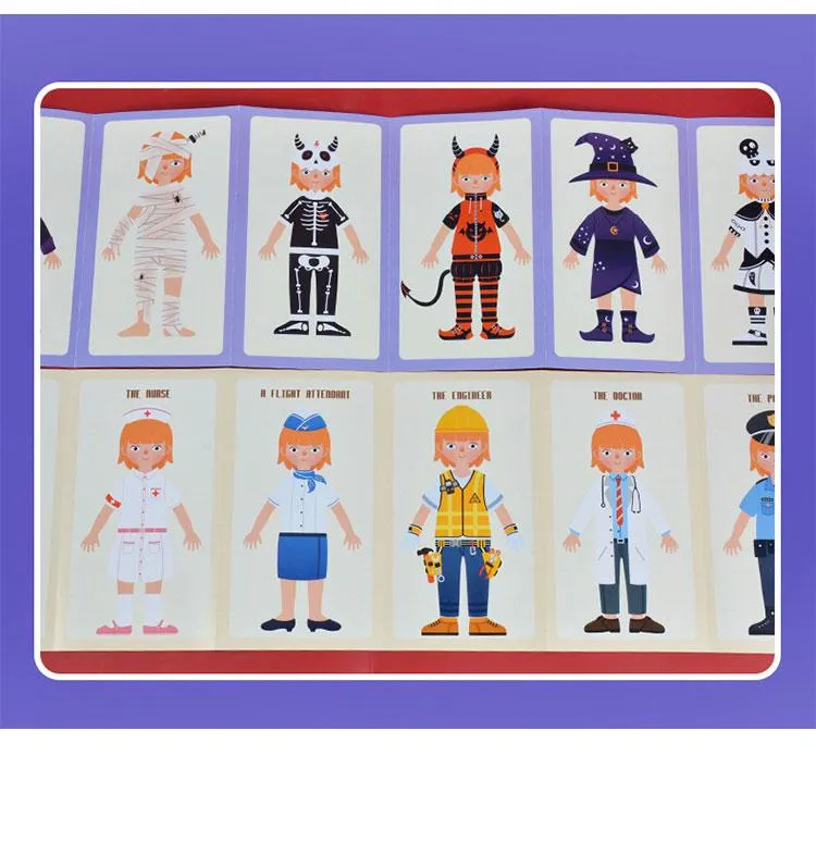 Kids Magnetic Human Body Cognitive DIY Puzzles Early Learning Educational Toy Montessori Funny Gift For Children Dressing Jigsaw