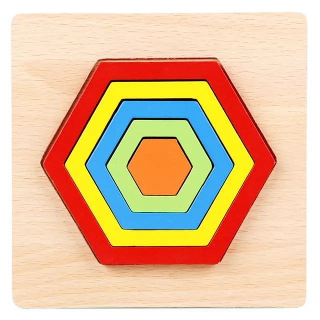 Kids Montessori Puzzle Toys Animals Fruit Graph Match Card Game Early Educational Materials Double-sided Puzzle Toy For Children