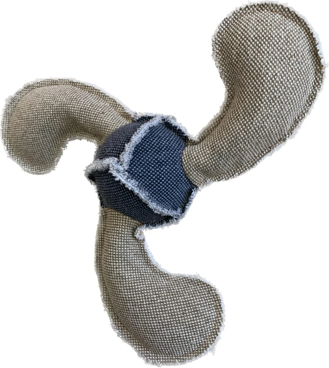 Kingfisher Soft and Squeaky Denim Frisbee Pet Toy