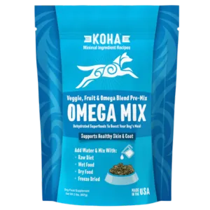 Koha Omega Dehydrated Mix for Wet & Raw Dog Food 2 lbs