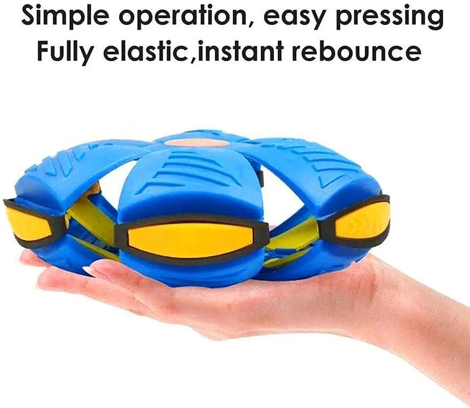 LED Flying Saucer Ball Dog's Ultimate Outdoor Toy