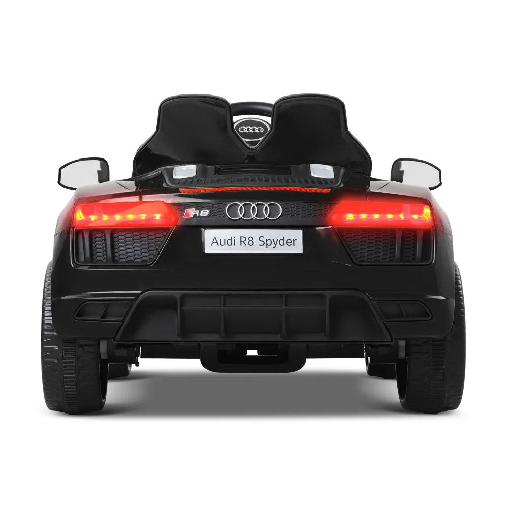 Licensed Audi R8 Ride On Car, Twin Motors, Remote Control – Black