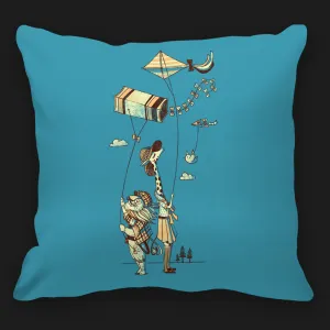 Love at First Flight Throw Pillow