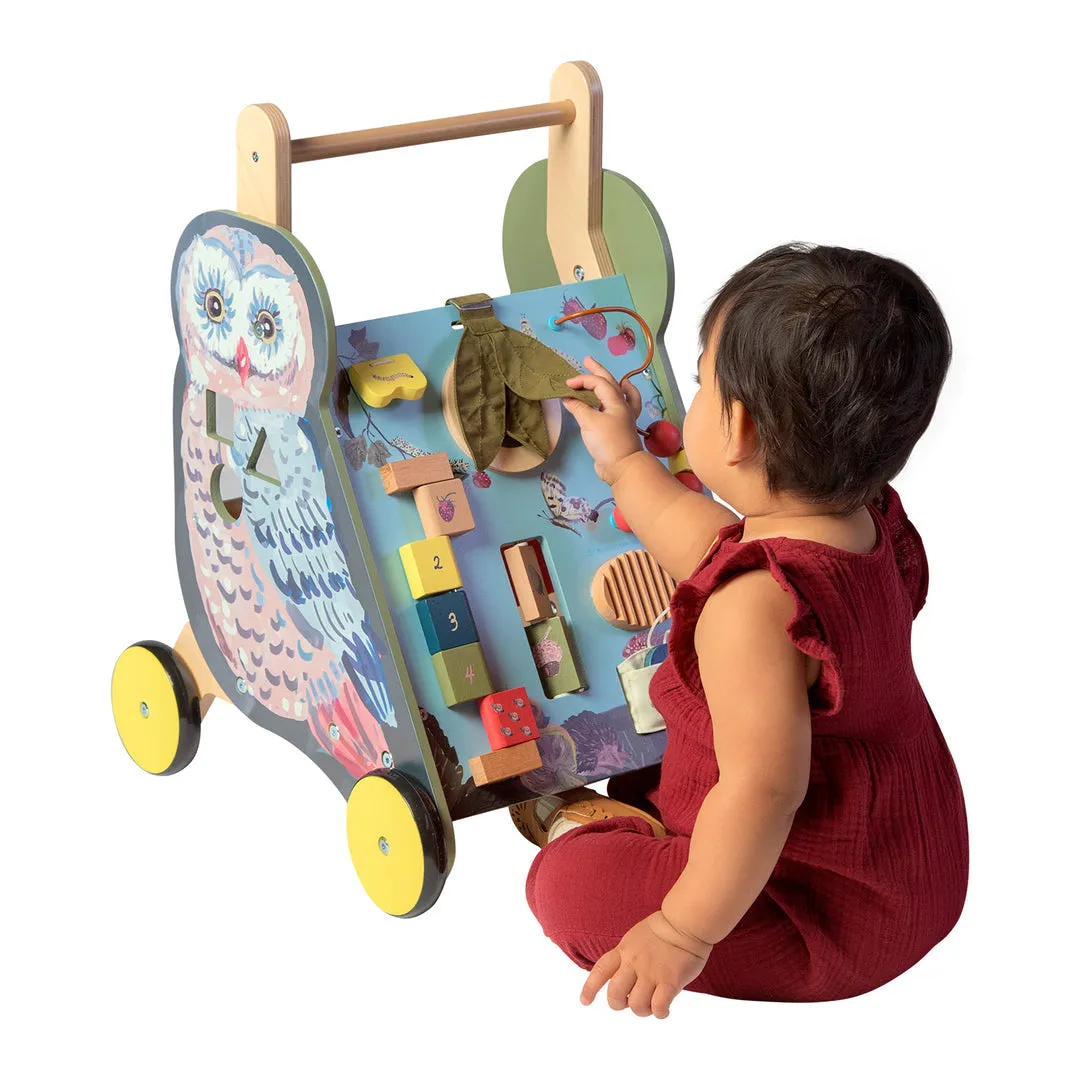 Manhattan Toy- Owl activity push cart