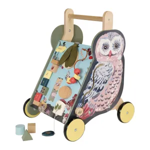 Manhattan Toy- Owl activity push cart