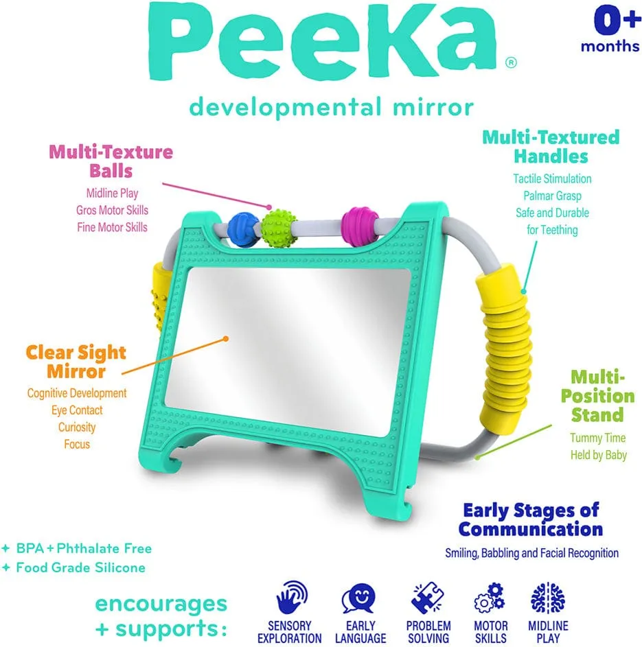 Möbi Peeka Developmental Mirror - Best Baby Toys