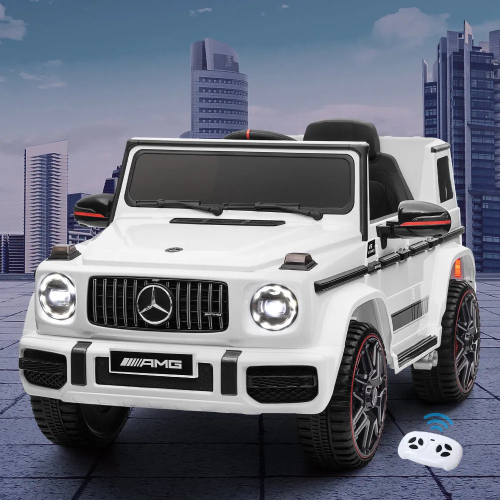 Mercedes-Benz Kids Ride On Car Electric AMG G63 Licensed Remote Cars 12V White