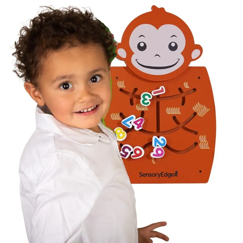 Monkey Pathfinder Wall Play Panel Toy