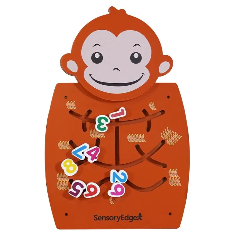 Monkey Pathfinder Wall Play Panel Toy