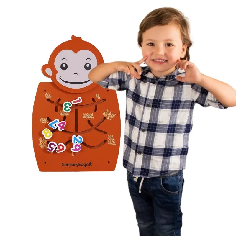 Monkey Pathfinder Wall Play Panel Toy