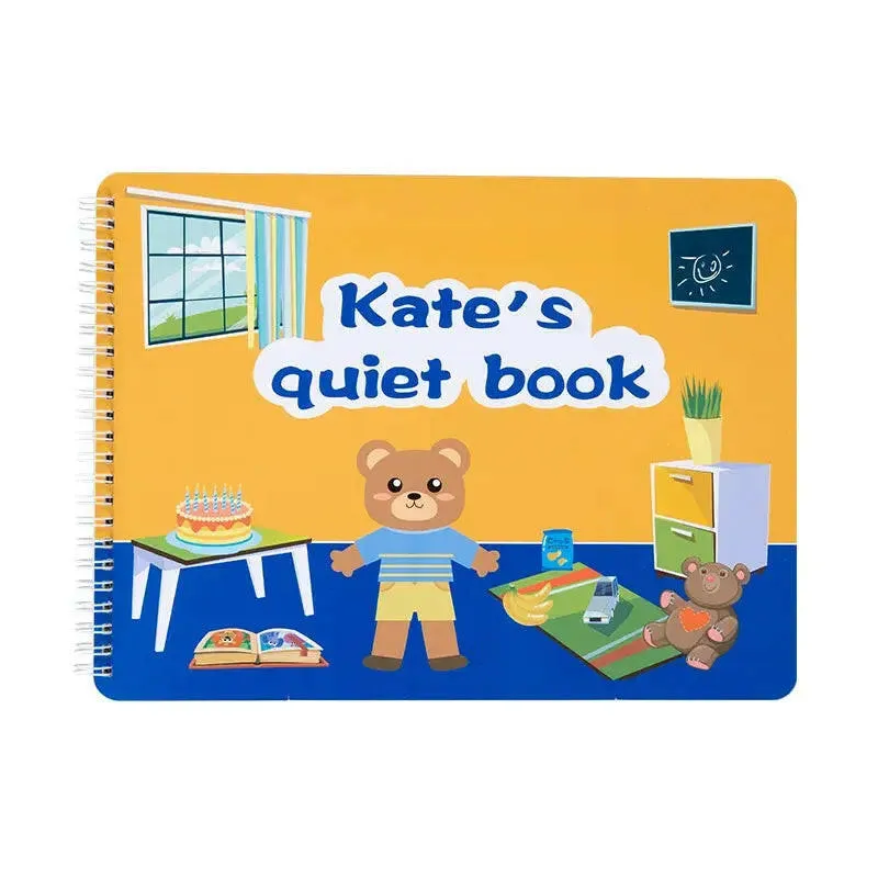 Montessori Kate's Quiet Busy Book For Kids