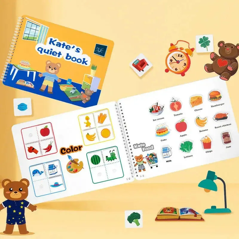 Montessori Kate's Quiet Busy Book For Kids