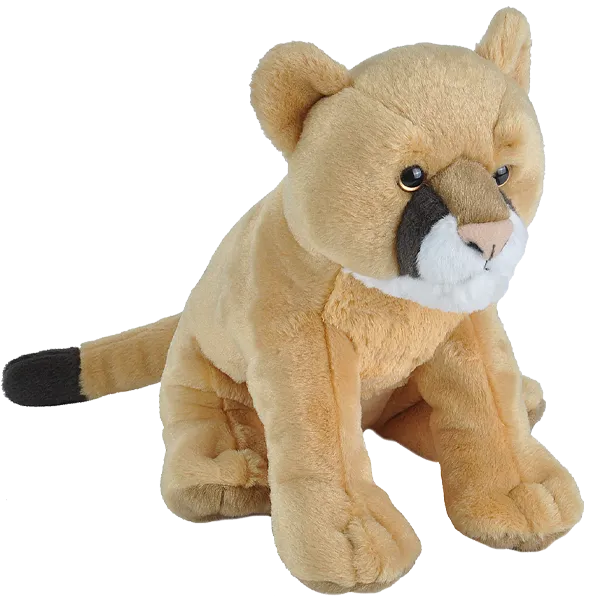 Mountain Lion Stuffed Animal - 12"