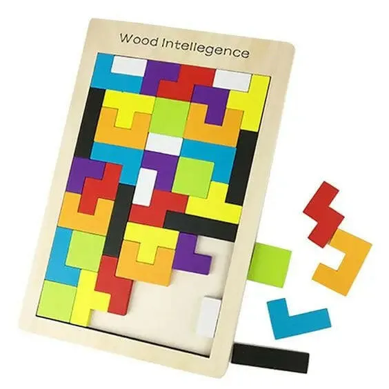 Multicolor Wooden Jigsaw Blocks