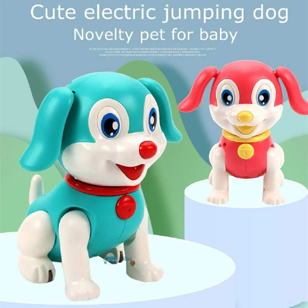 Musical Dog Toys for Kids – Barking Toy Dog with Flashing Light & Sound