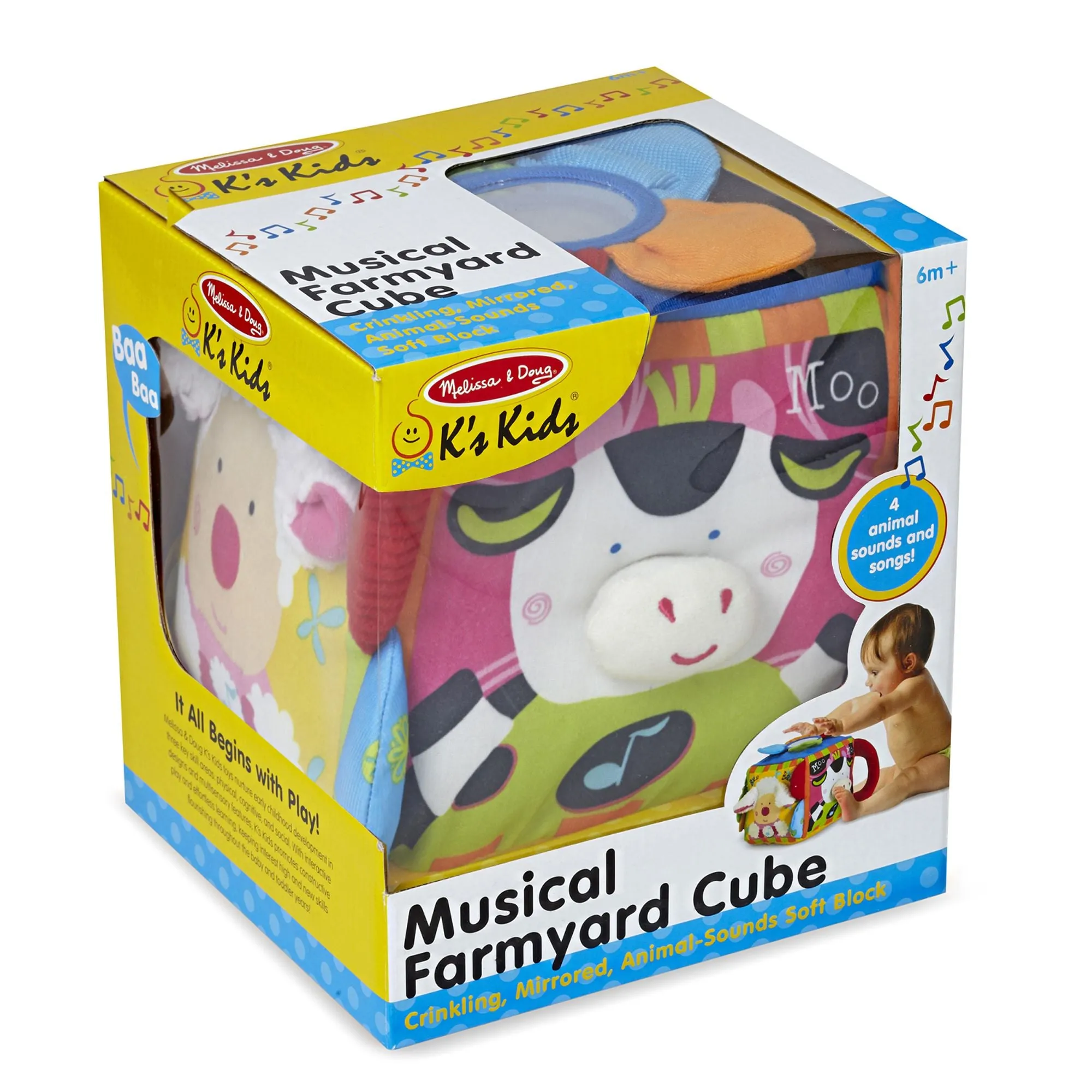 Musical Farmyard Cube