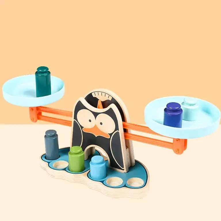 Penguin Wooden Balance Blocks Scale Kit - 919