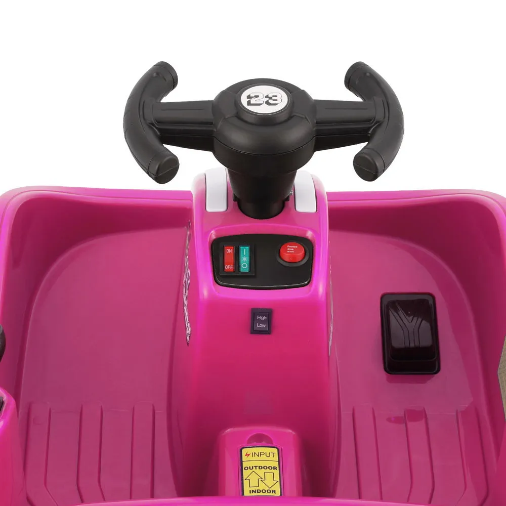 Pink 6V Kids Electric Ride On Bumper Kart with Remote by Rigo