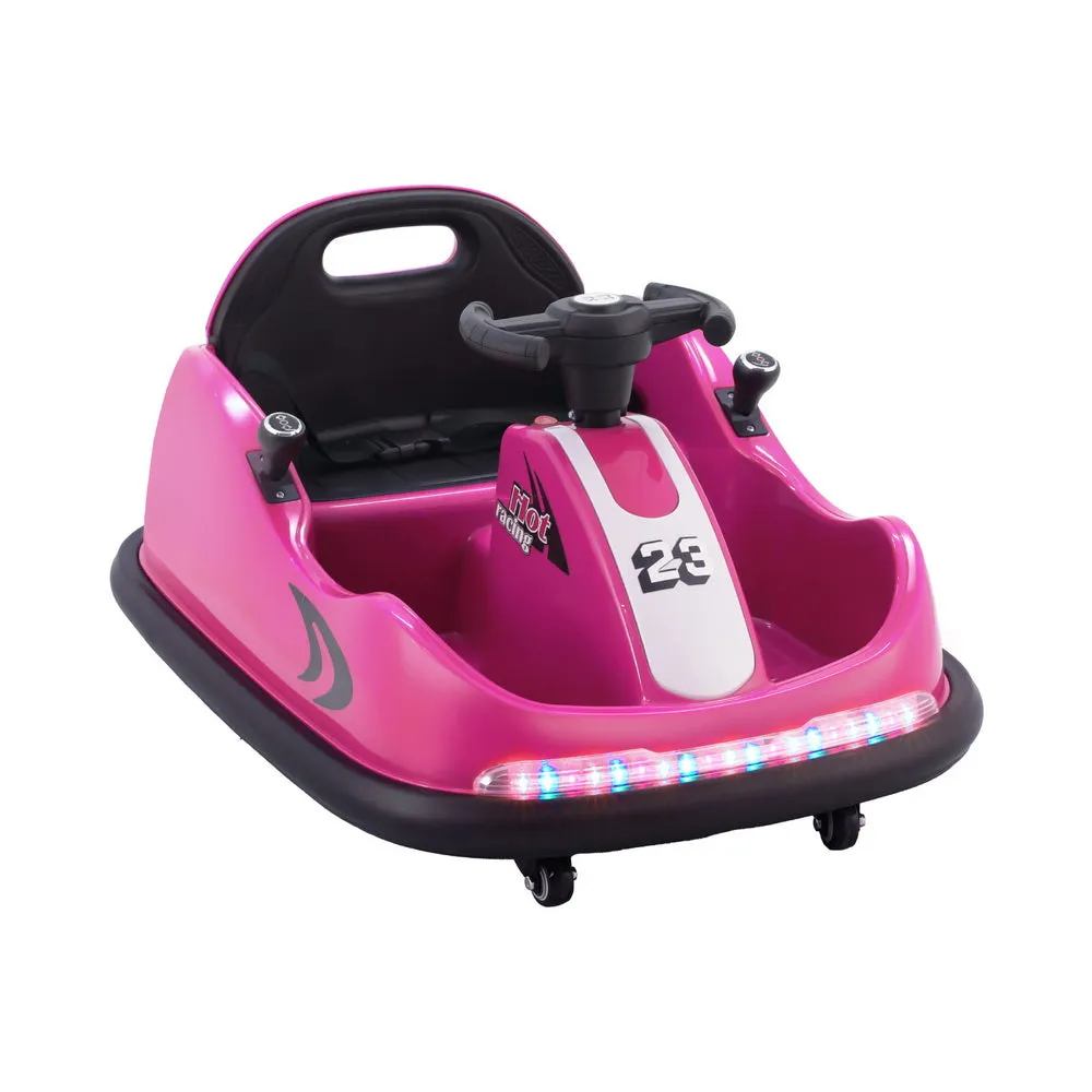 Pink 6V Kids Electric Ride On Bumper Kart with Remote by Rigo