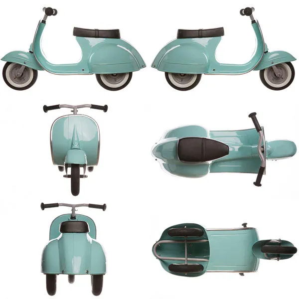 Primo Vespa-Style Ride-On Scooter