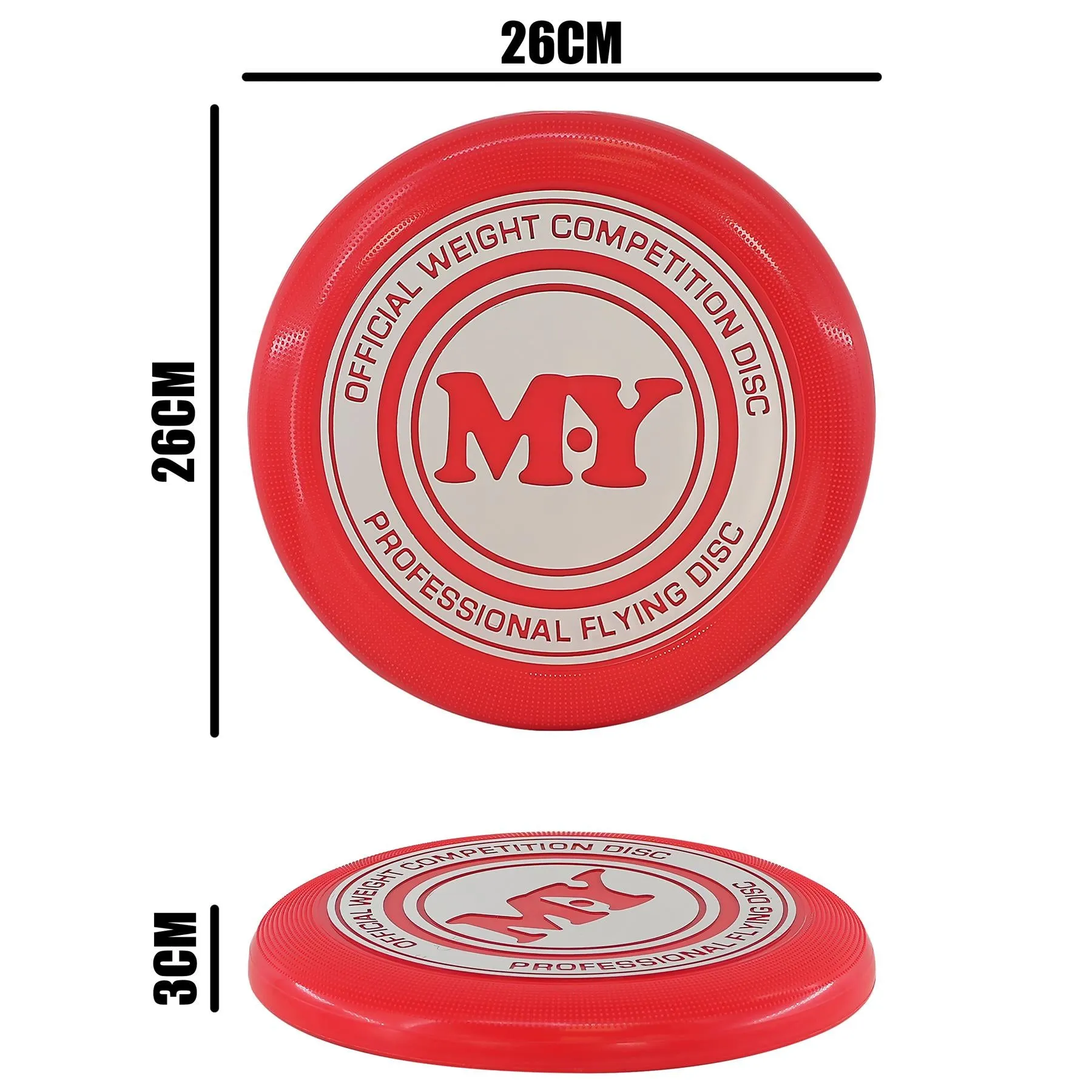 Professional Frisbee 4 Assorted Colours