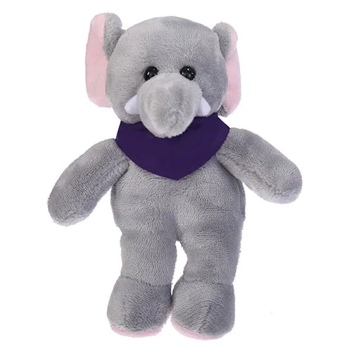 Soft Plush Stuffed Elephant with Bandana