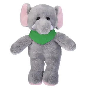 Soft Plush Stuffed Elephant with Bandana