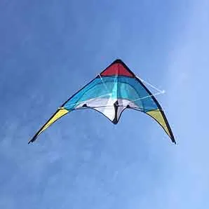 Stunt Kite - blue yellow red