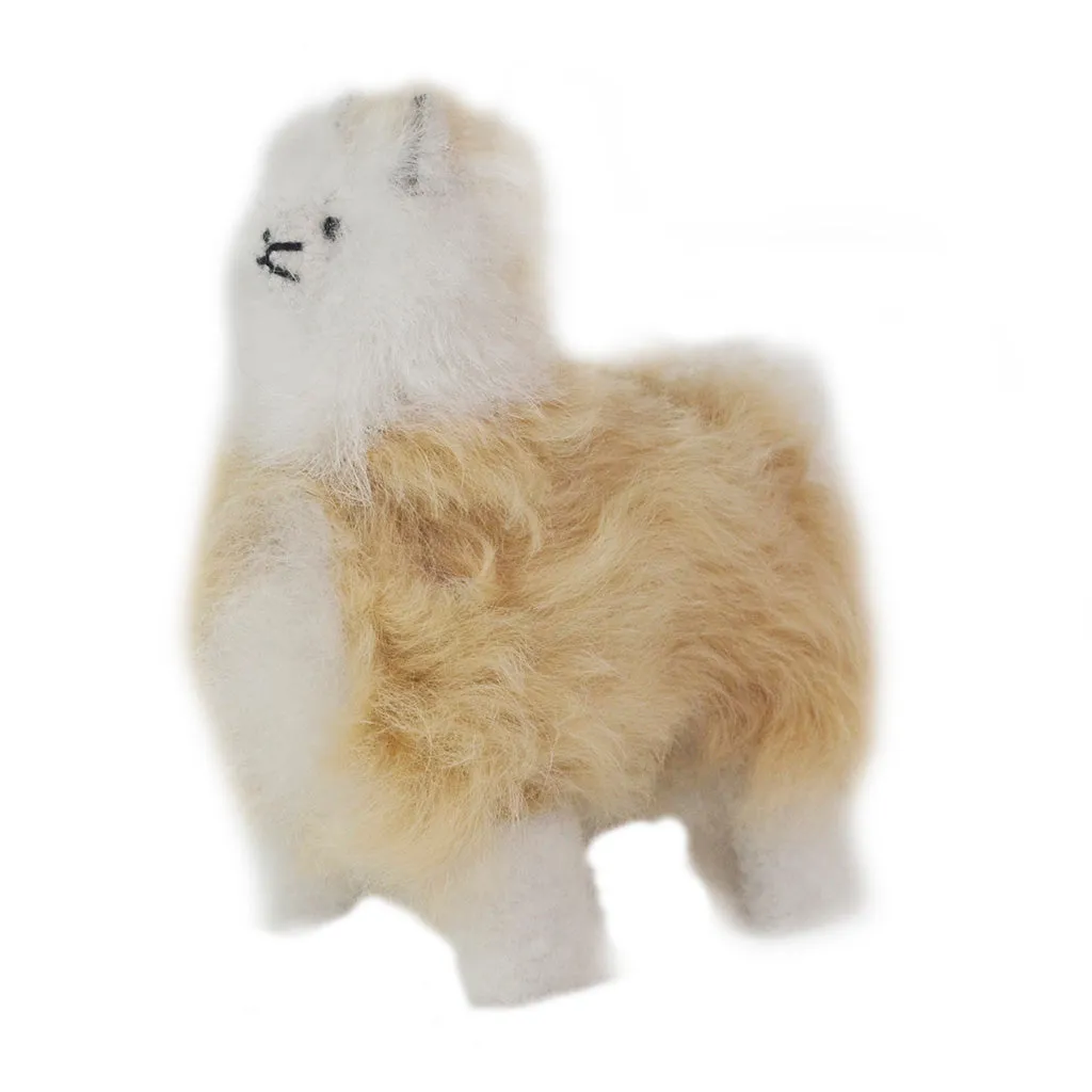 Teeny Stuffed Toy Alpaca - 5" Standing