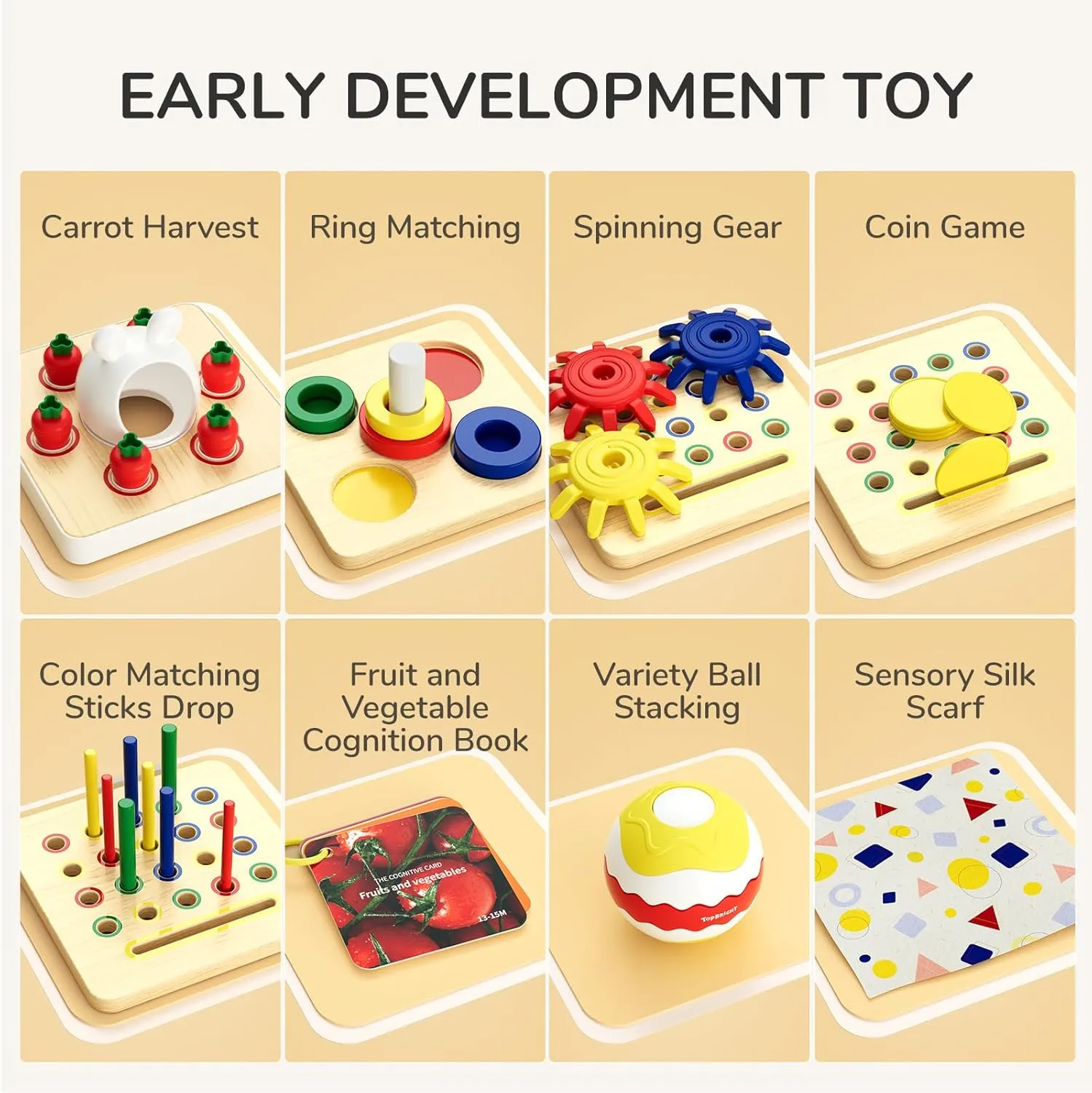 TopBright Early Childhood Development Box 40pc; 13-15 Months