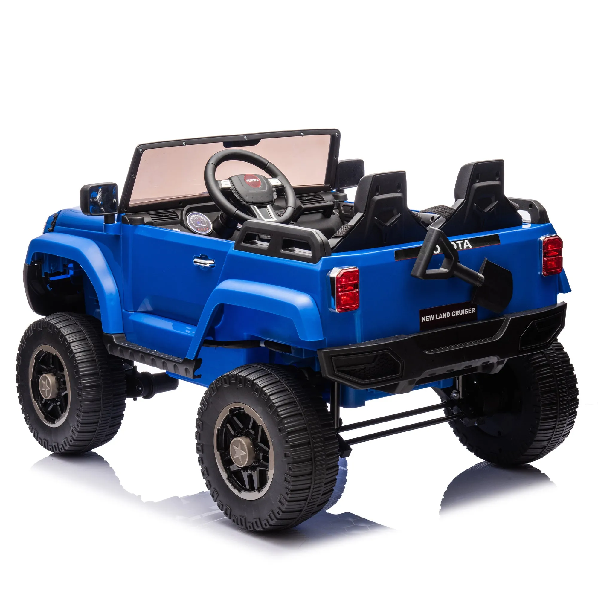 Toyota LC250 24V Two-Seater Kids Ride-On Car with Remote Control - Blue