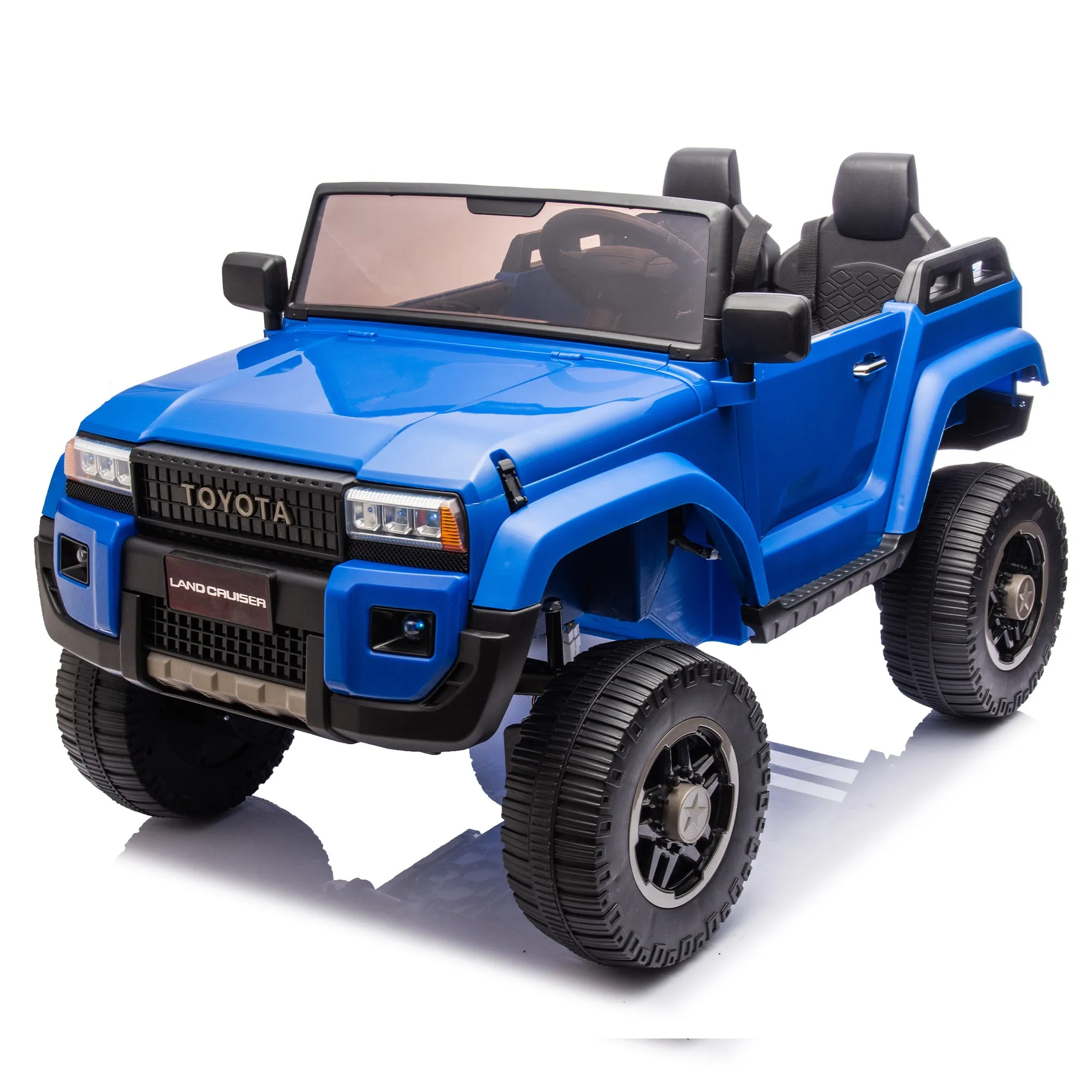 Toyota LC250 24V Two-Seater Kids Ride-On Car with Remote Control - Blue