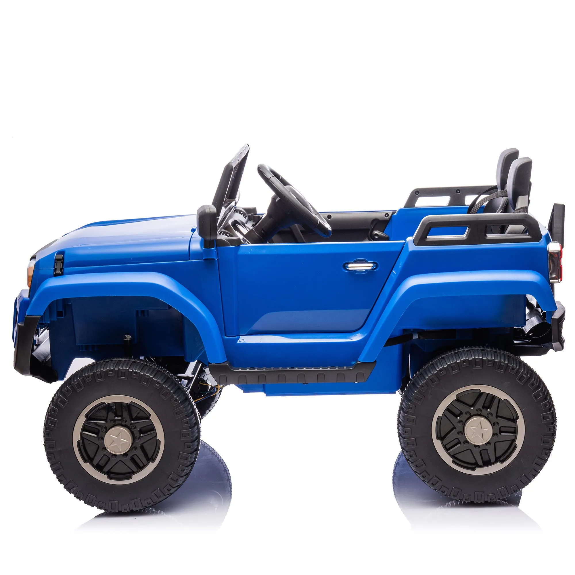 Toyota LC250 24V Two-Seater Kids Ride-On Car with Remote Control - Blue