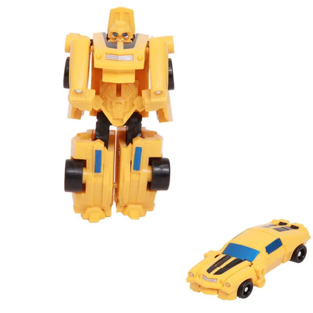 Transformation Mini Cars Kid Classic Robot Car Toys Action