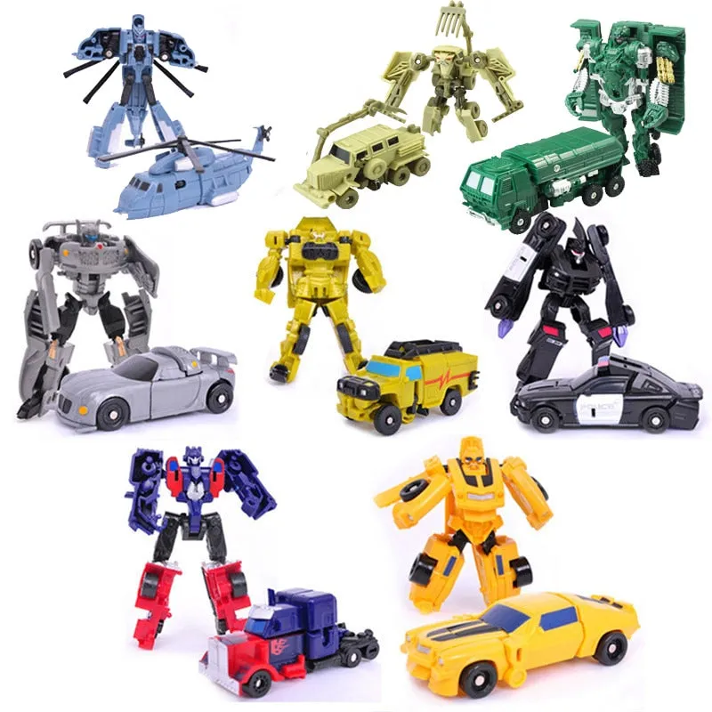 Transformation Mini Cars Kid Classic Robot Car Toys Action