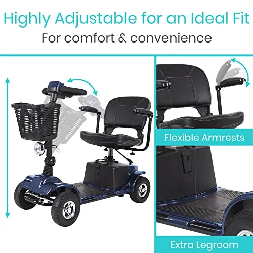 Vive Max 4-Wheel Electric Powered Mobility Scooter - Series A