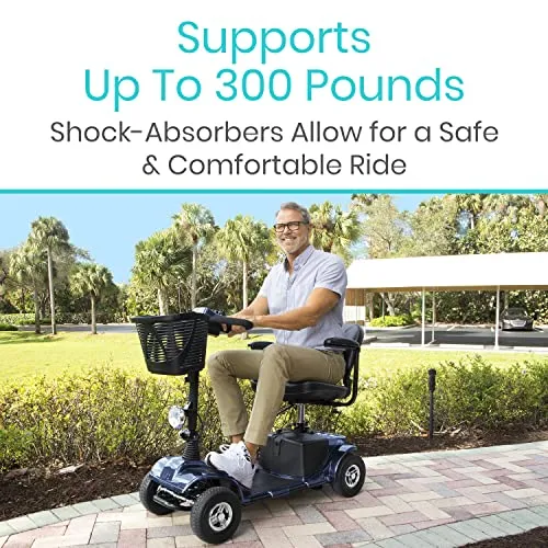 Vive Max 4-Wheel Electric Powered Mobility Scooter - Series A