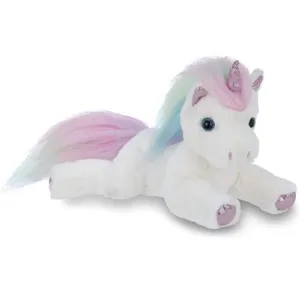 White Plush Stuffed Animal Unicorn Lil’ Rainbow Shimmers