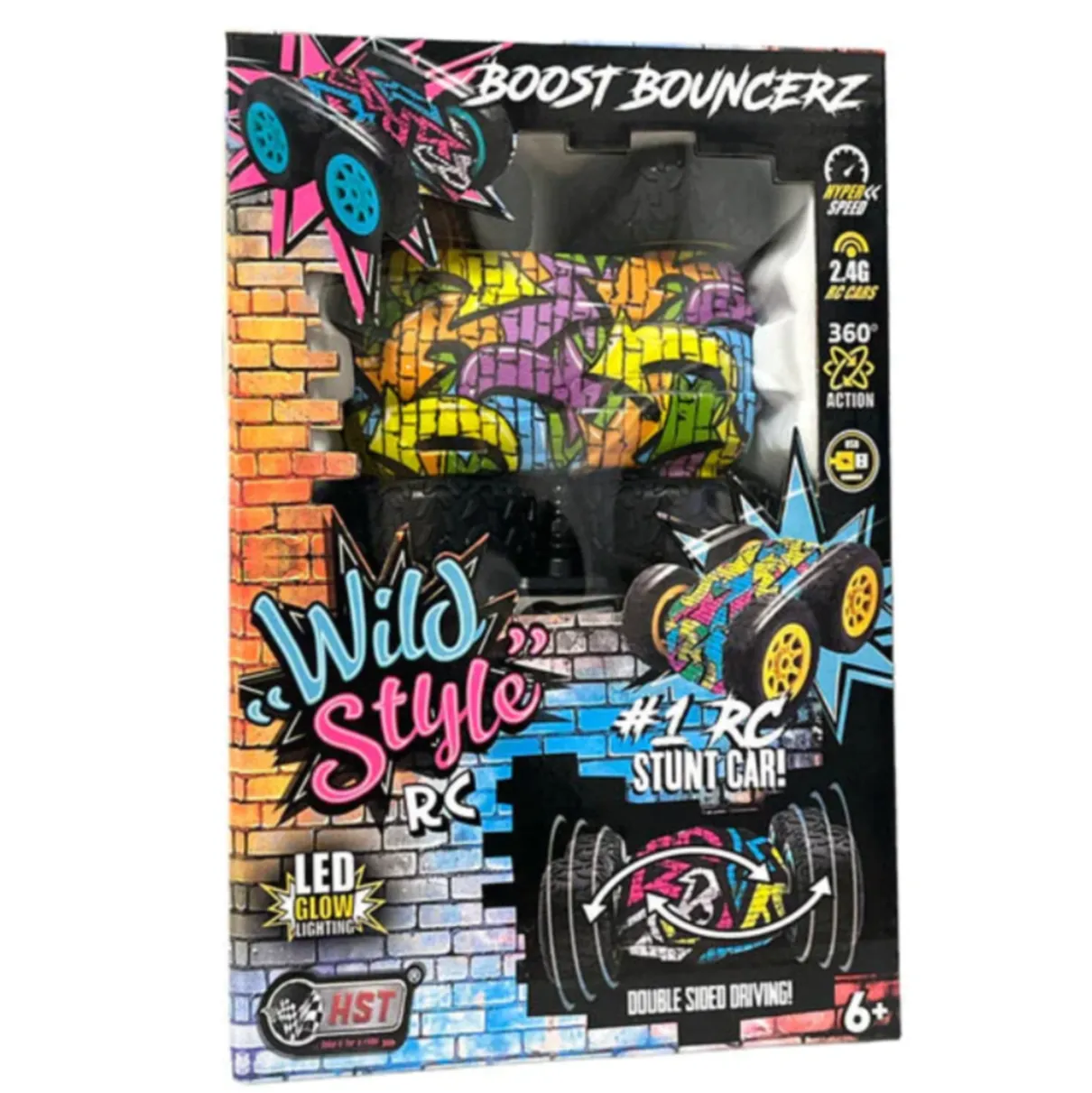 Wild Style Remote Control Stunt Car