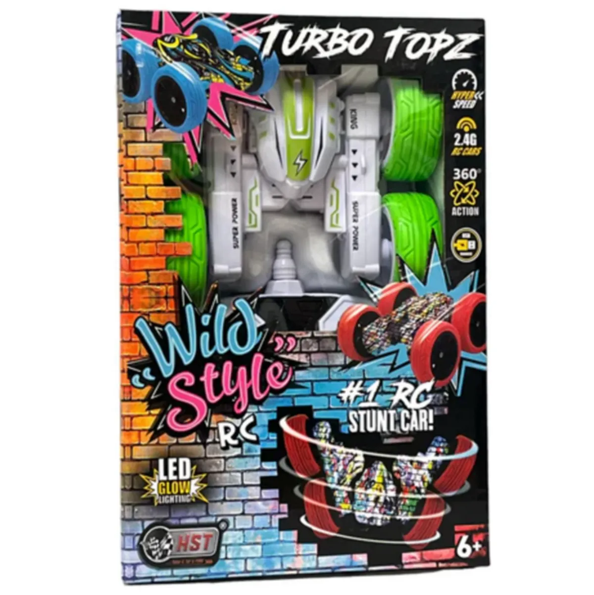 Wild Style Remote Control Stunt Car