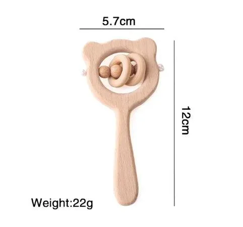 Wooden Montessori Rattle