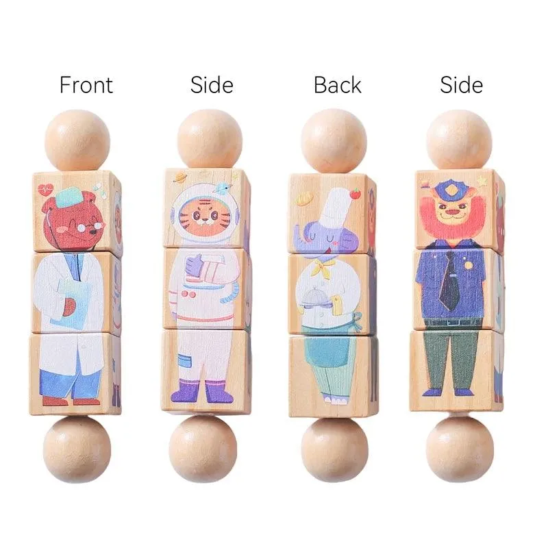 Wooden Montessori Rattle