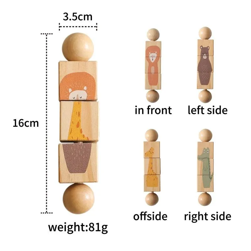 Wooden Montessori Rattle