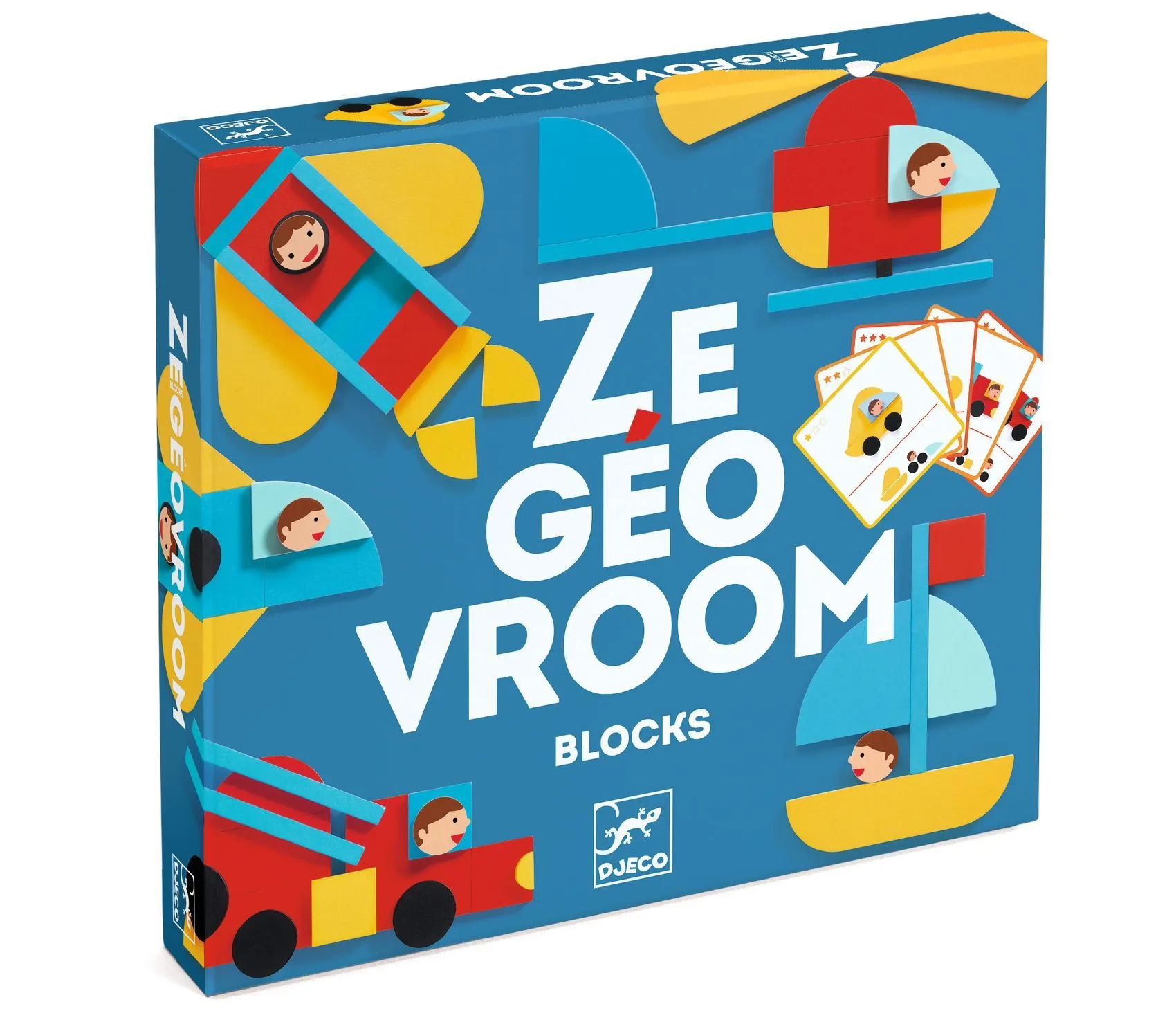 Ze Geovroom Wooden Block Tanagram Set